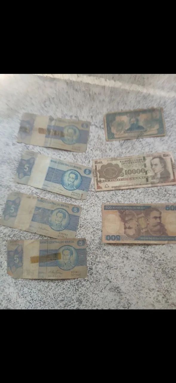 Notas antigas de dinheiro diversas - Foto 5