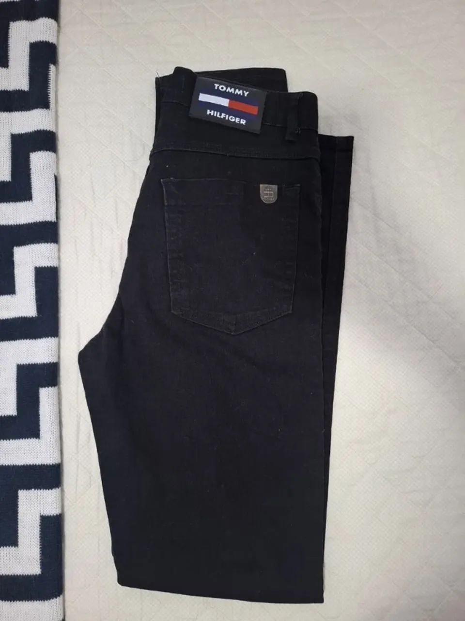 Cal ça jeans preta masculina  - Foto 2