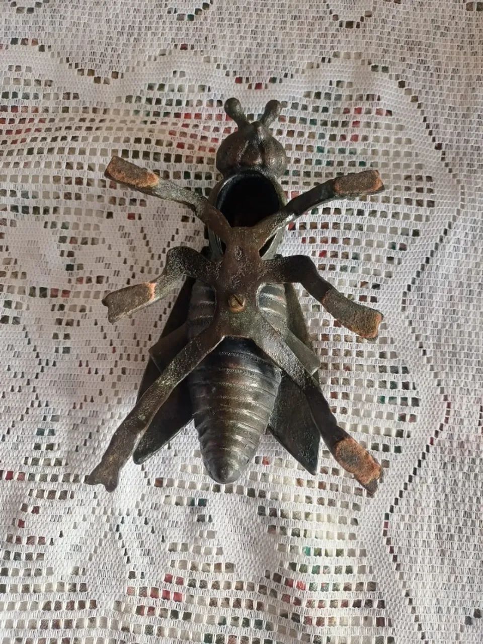 Cinzeiro mosquetão em bronze - raridade  - Foto 5