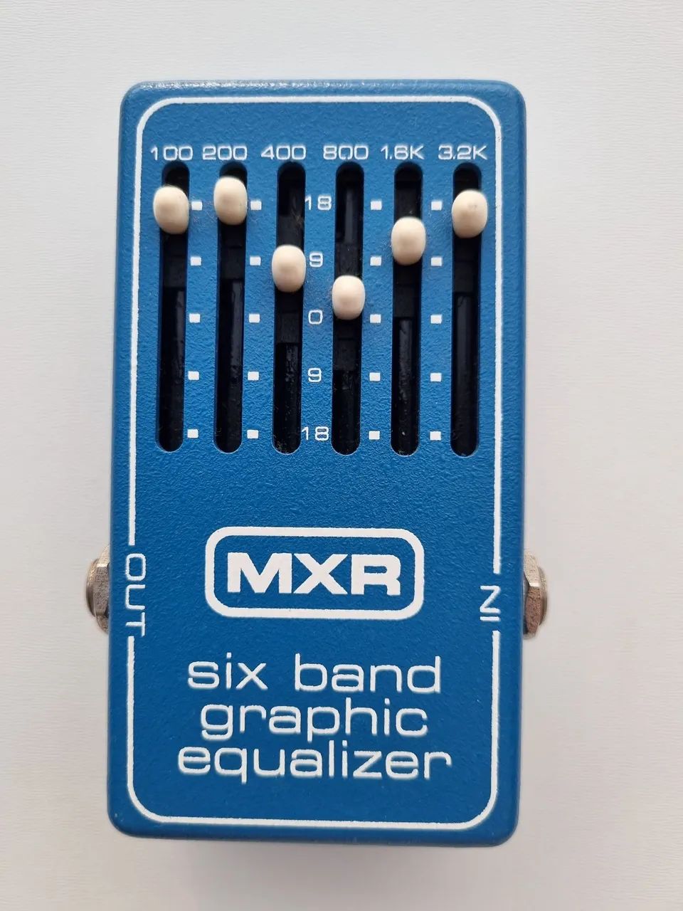 MXR six band graphic equalizer エフェクター Pedal de efeito de guitarra MXR Six Band Graphic Equalizer vintage
