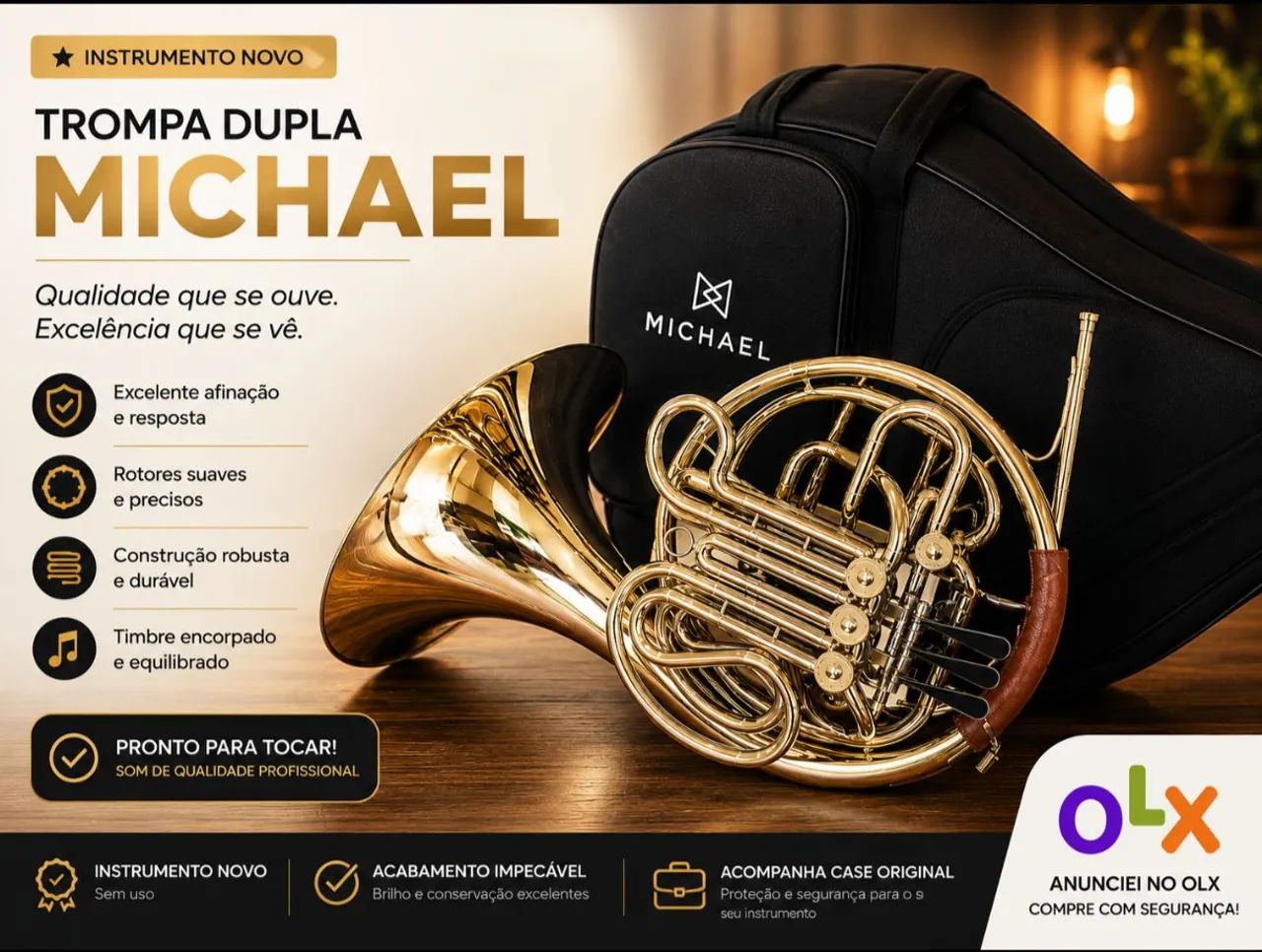 Trompa "Nova" Michael nova. - Foto 6