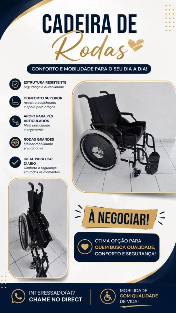 Cadeira de rodas  *