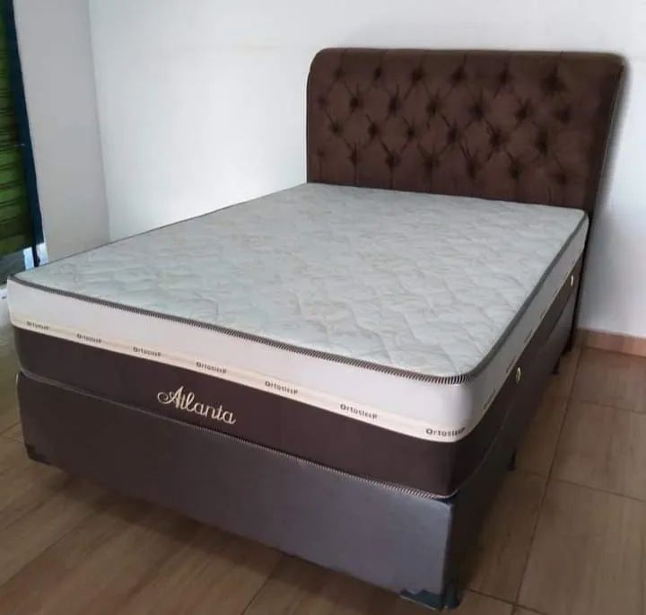 Cama colchão e cabeceira DIRETO DA FÁBRICA CONJUNTO  - Foto 3