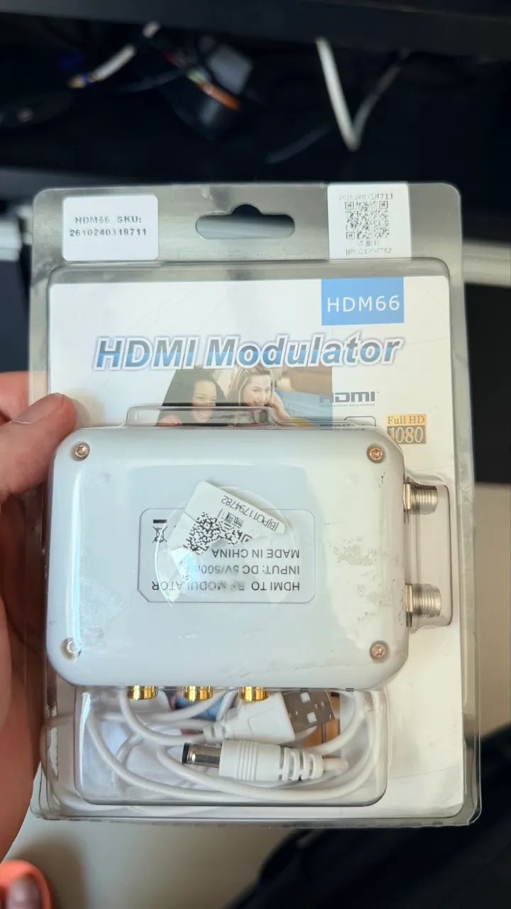 Módulador  hdmi para RCA ou para RF - Foto 2