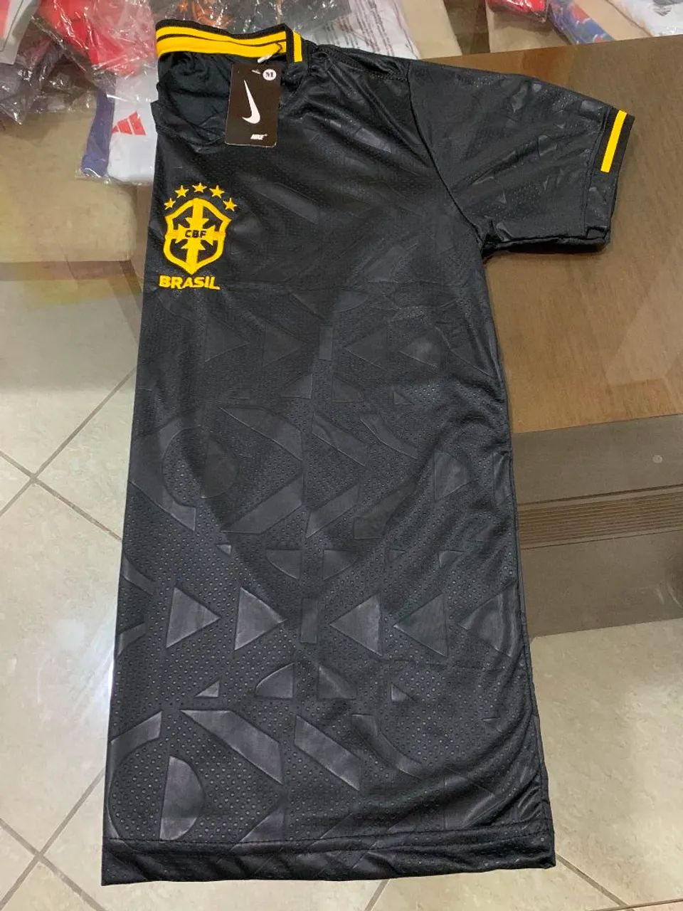 Camisa do Brasil 3D Preta  - Foto 5
