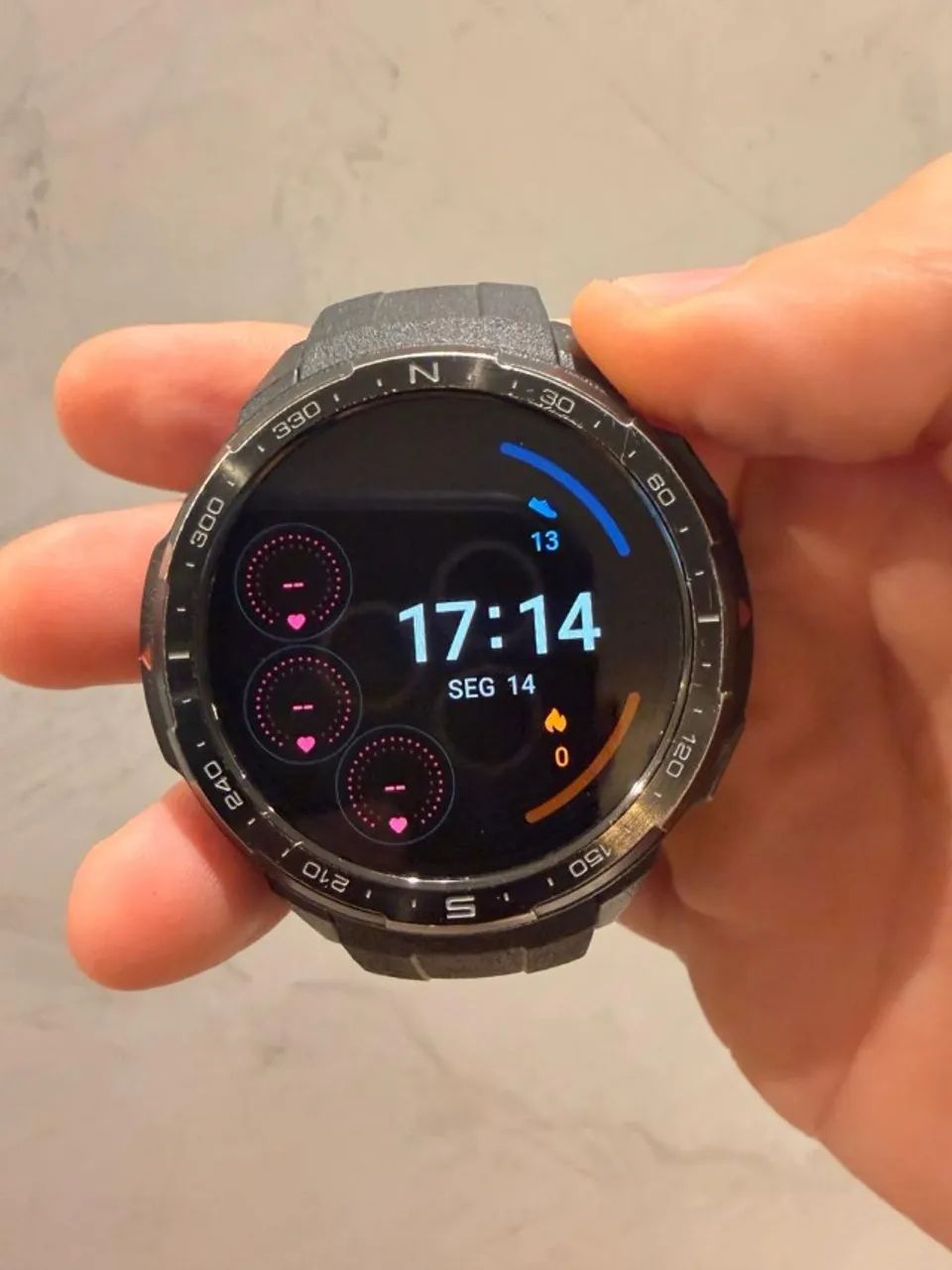 Smartwatch Honor Gs Pro Preto original - Resistente e Impecável (+ pulseira brinde) - Foto 4