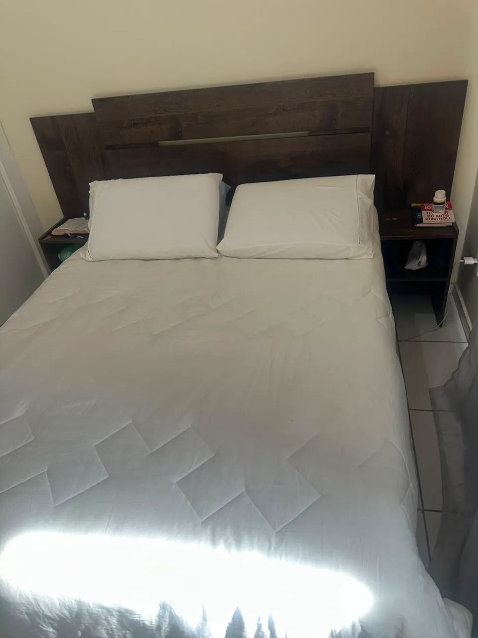 Colchao de casal padrão 138  com a cama box - Foto 2