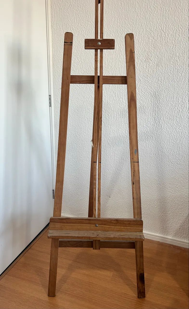 Cavalete de madeira para pintura