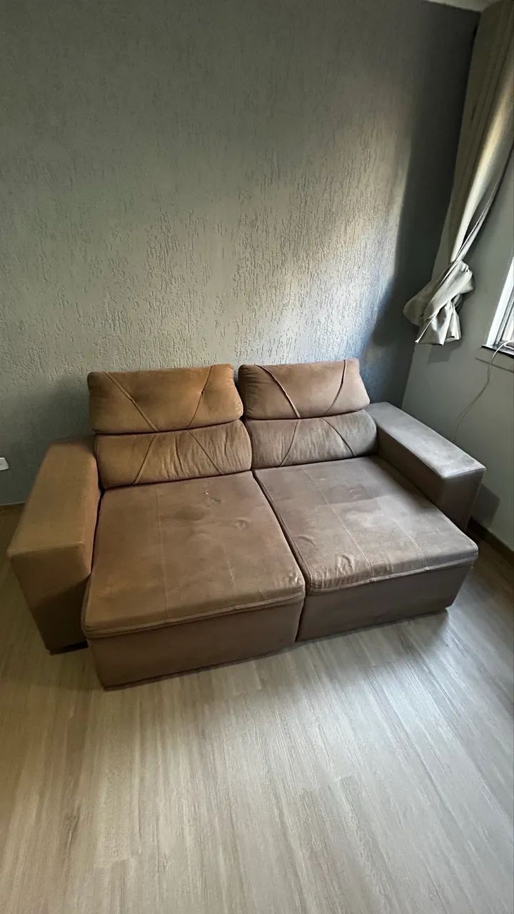 Sofá retrátil e reclinável 2 lugares  - Foto 2