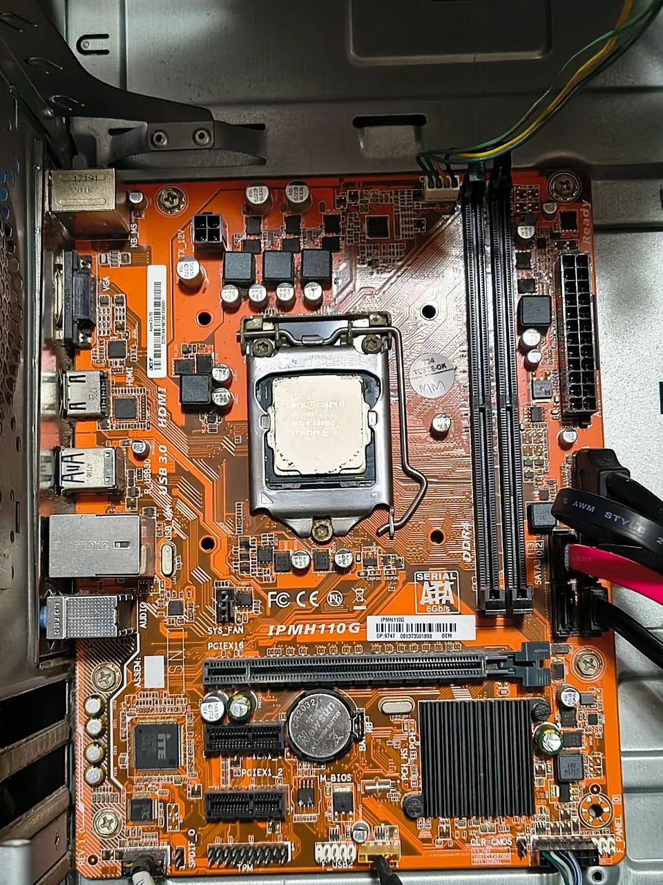 Placa mãe e memória RAM 8gb ddr4 (ambas com defeito, valor negociável) - Foto 3