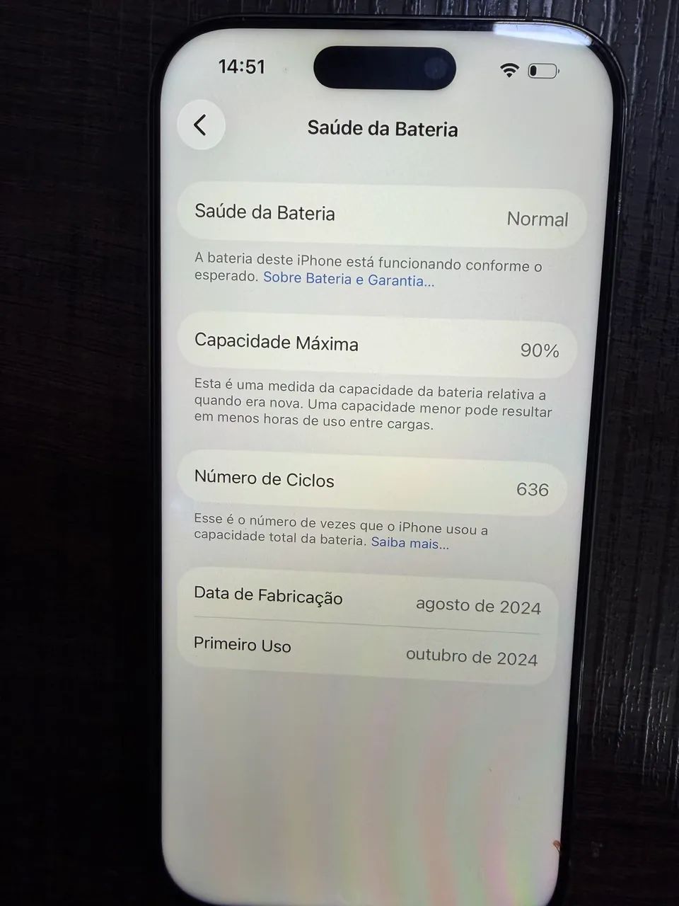 iPhone 16pro 90% bateria  - Foto 3