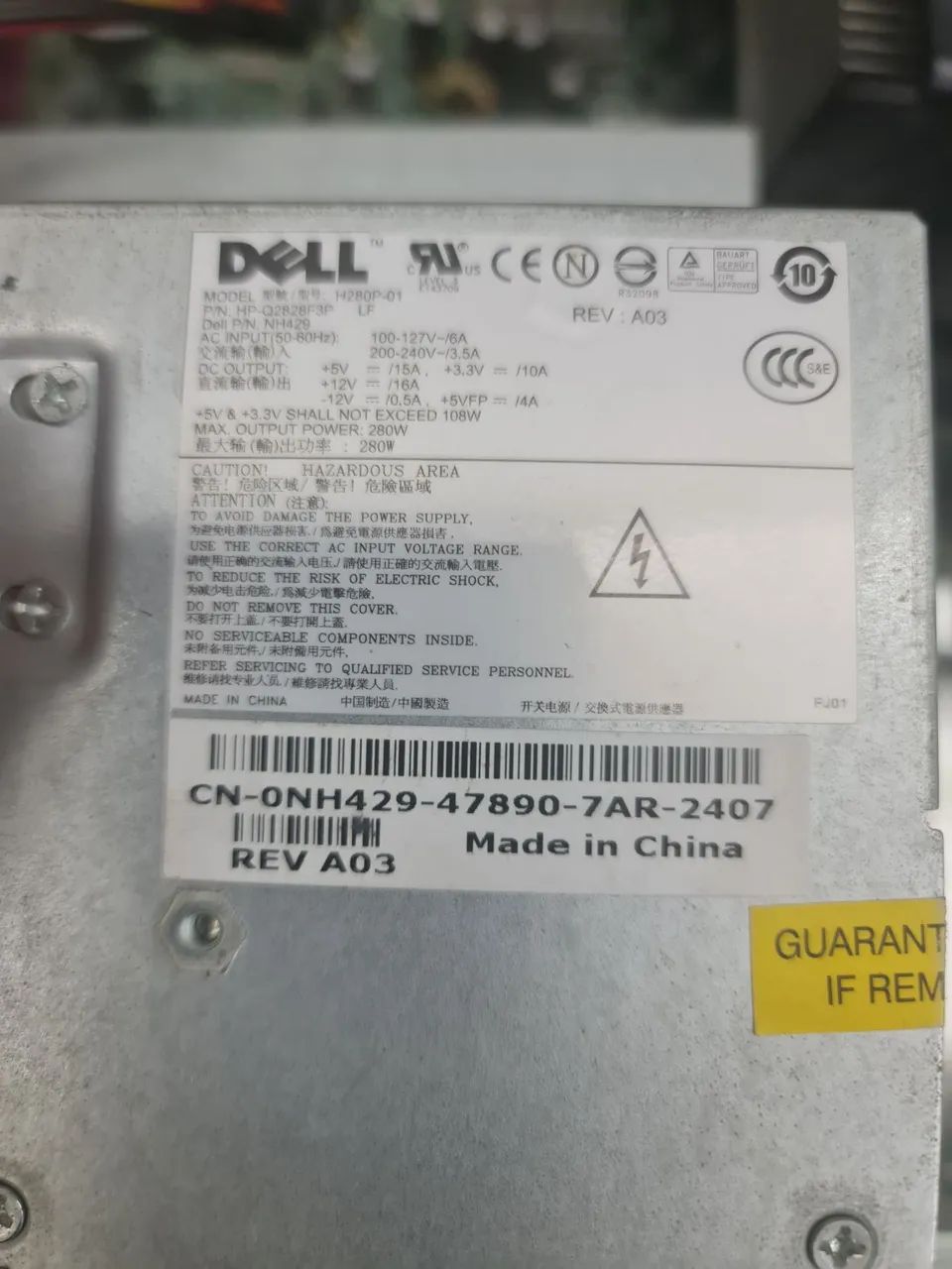 Fonte dell Optiplex 740 - Foto 2