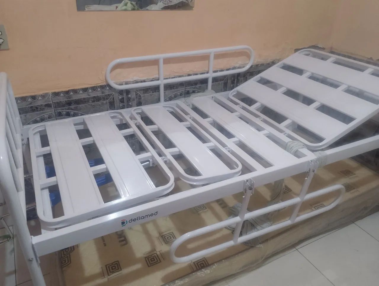 Cama hospitalar com colchão 