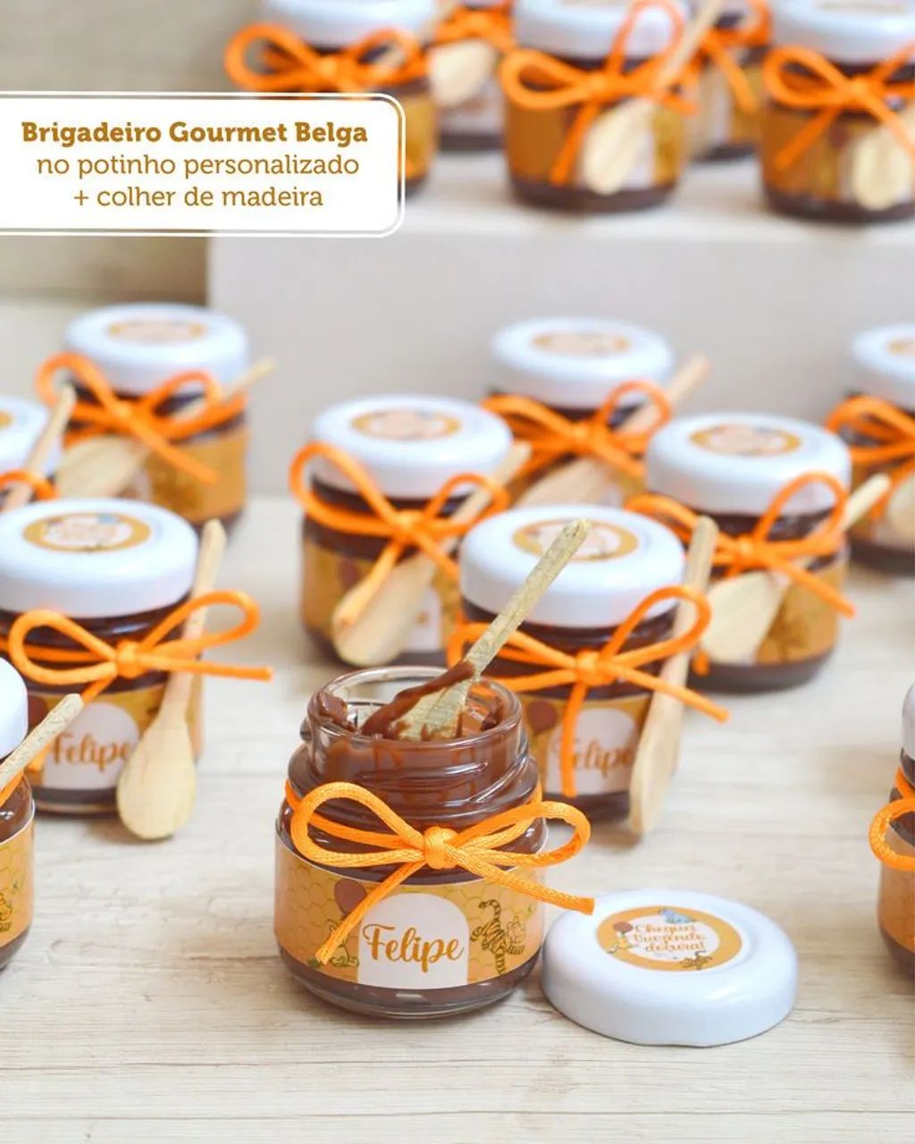 Lembrancinhas potinho de brigadeiro personalizada para festas e eventos - Foto 4