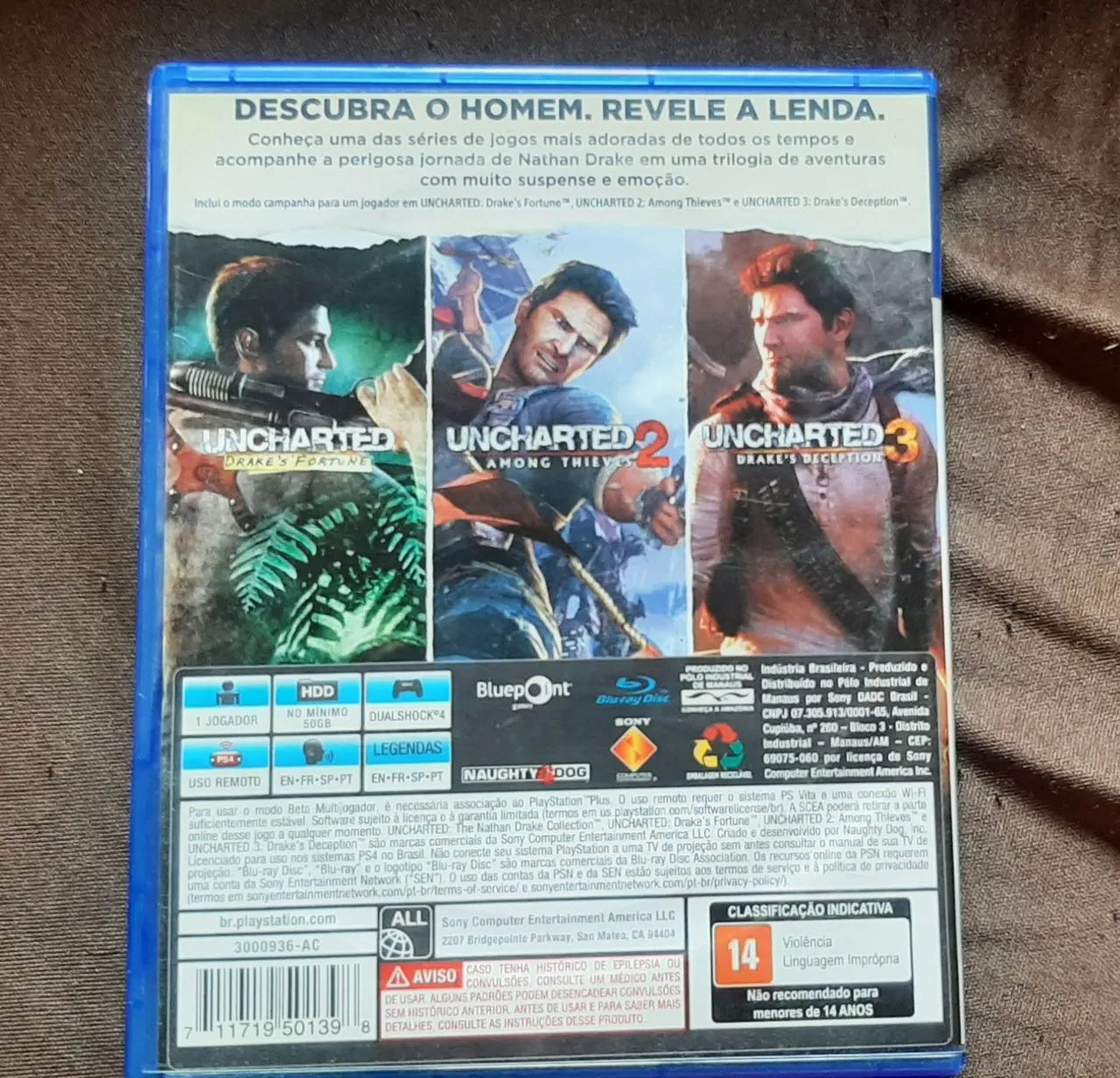 Uncharted Collection jogo PS4 - Foto 2