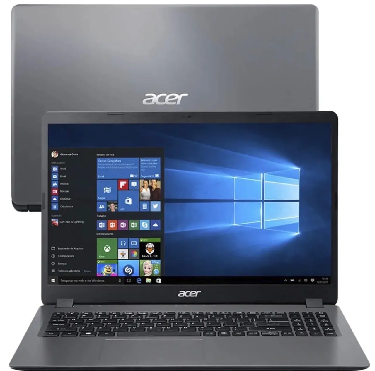 Notebook Acer | Core I3 10Th | 8Gb | SSD 256 + 1Tb Hdd