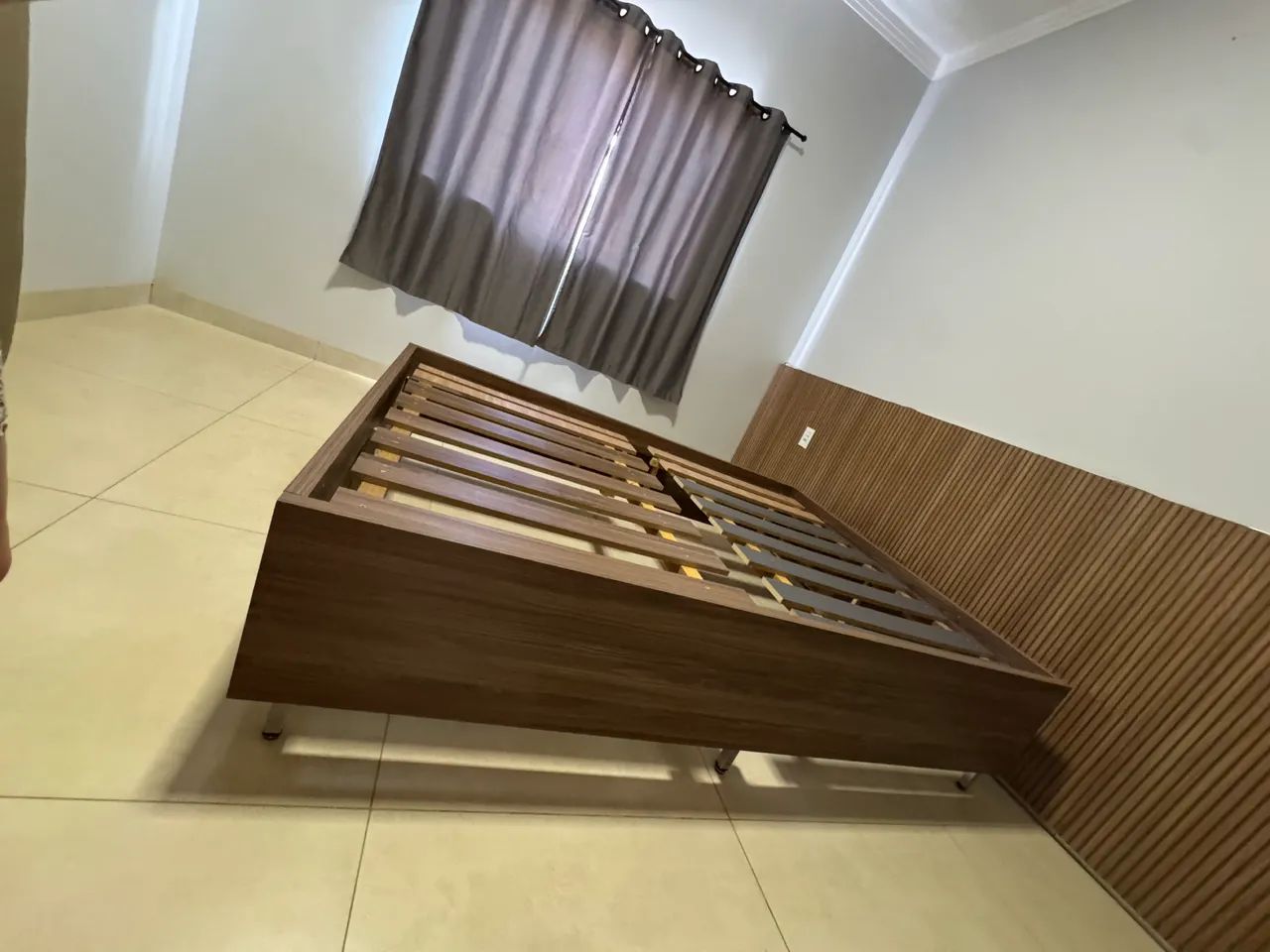 Cama casal madeira estilo japonês  - Foto 2