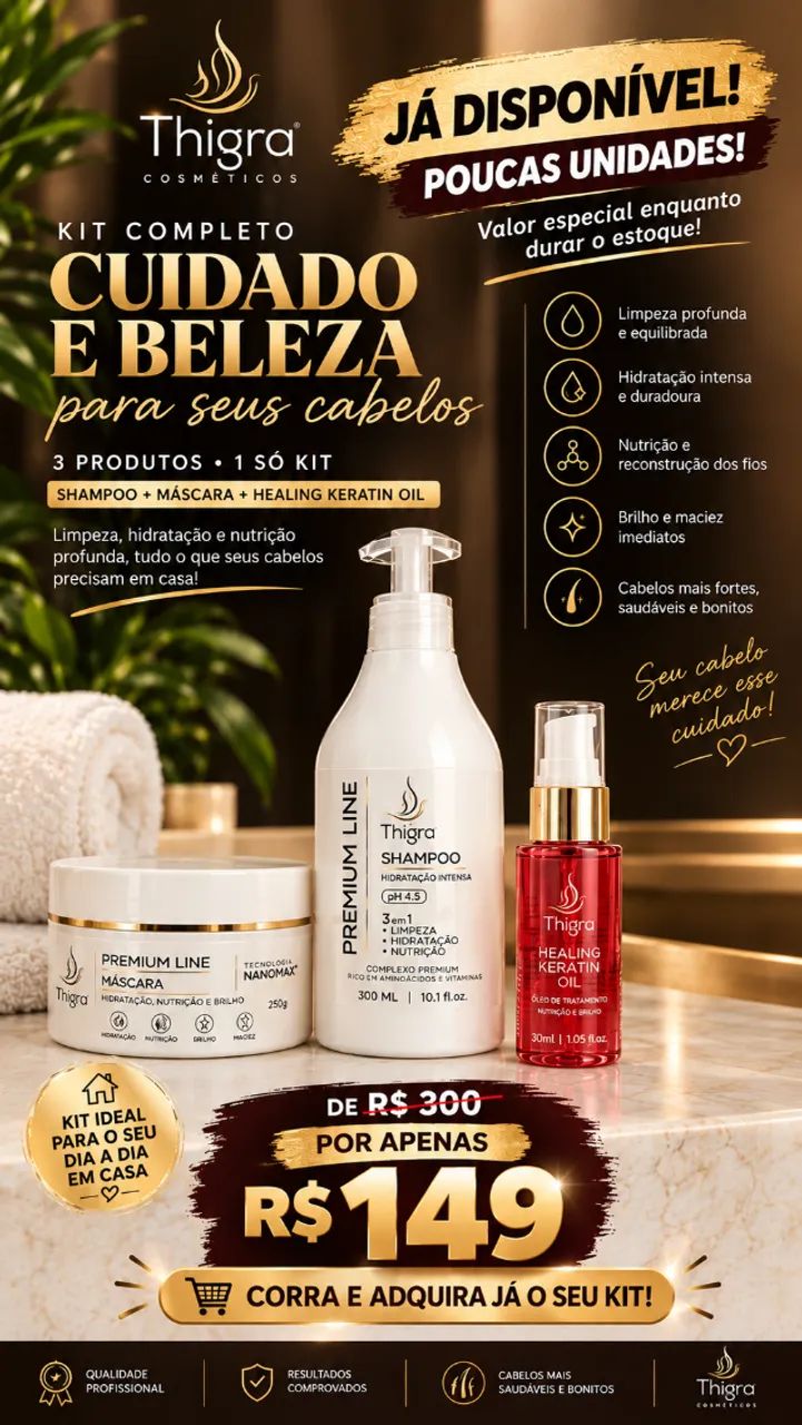 Kit Home Care Thigra Cosméticos