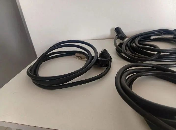 Kit 4 Cabos De Força Energia Tripolar Iec C13 Usado - Foto 4