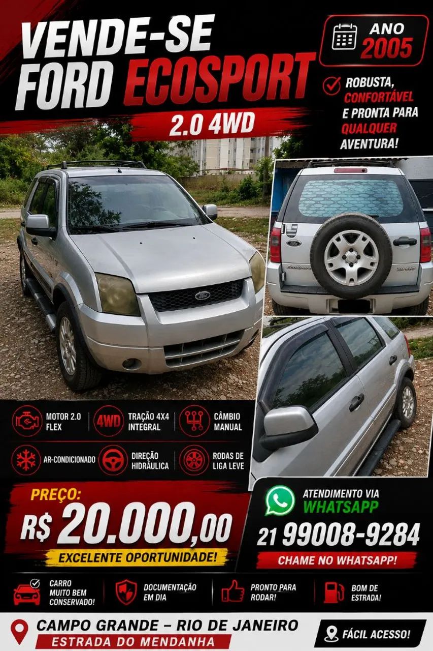 Ford Ecosport EcoSport 4WD 2.0/ 2.0 Flex 16V 5p 2005
