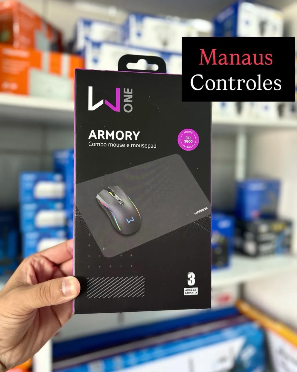Kit Mouse Gamer + Mousepad Armory 