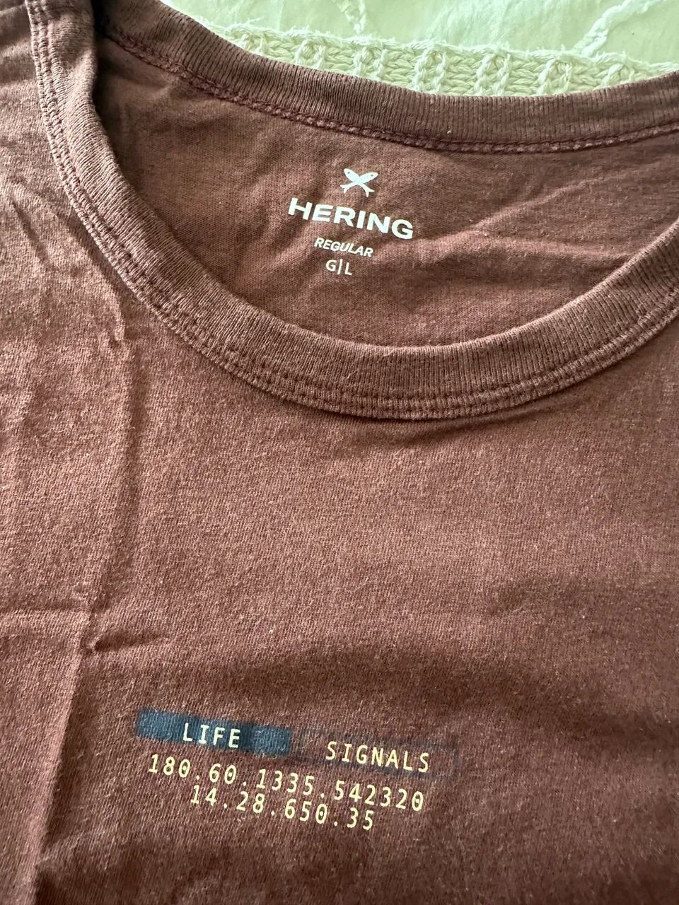 T-shirt Hering tamanho G - Foto 3
