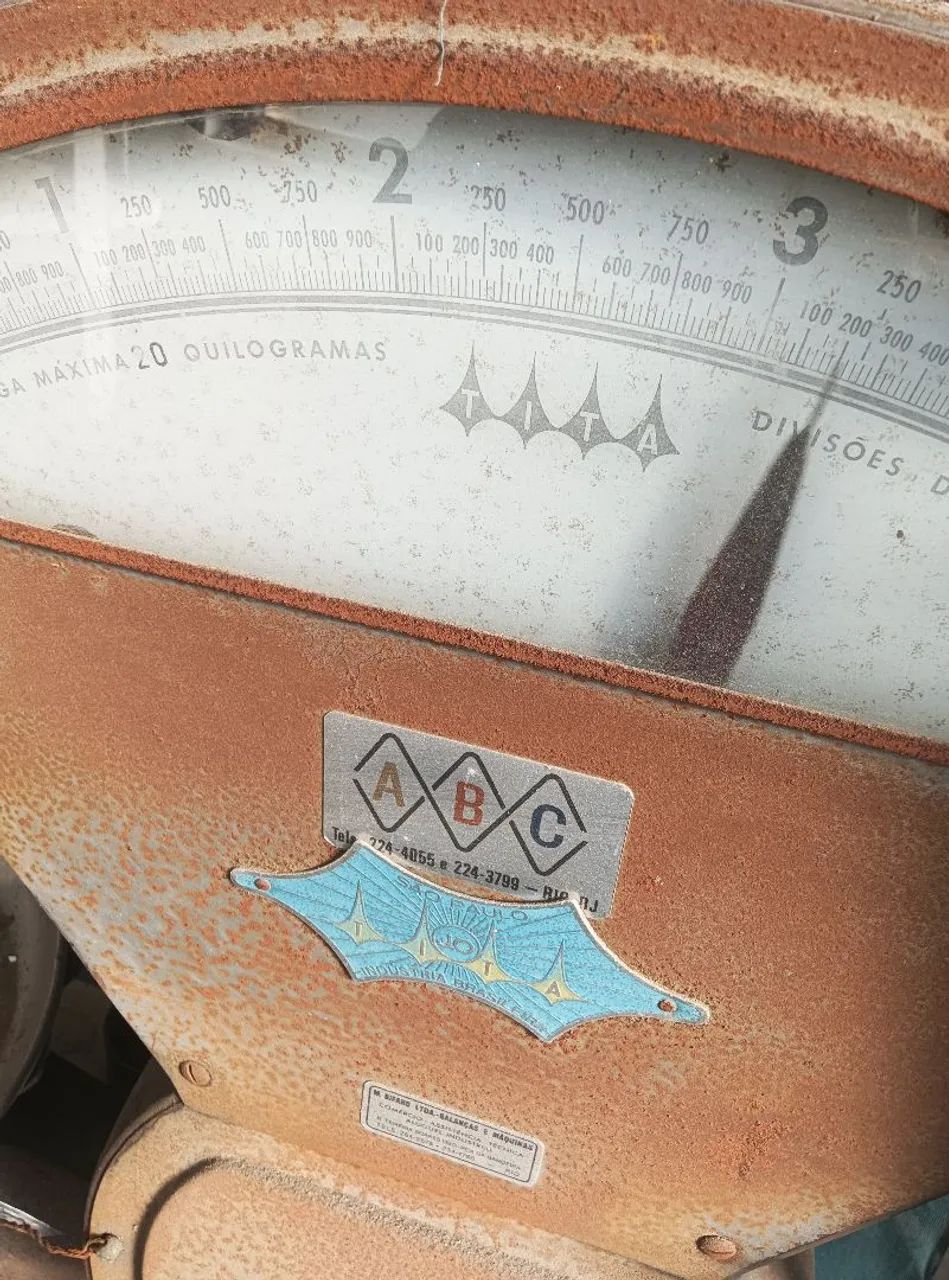 Balança antiga 20 kilos funcionando perfeitamente  - Foto 4