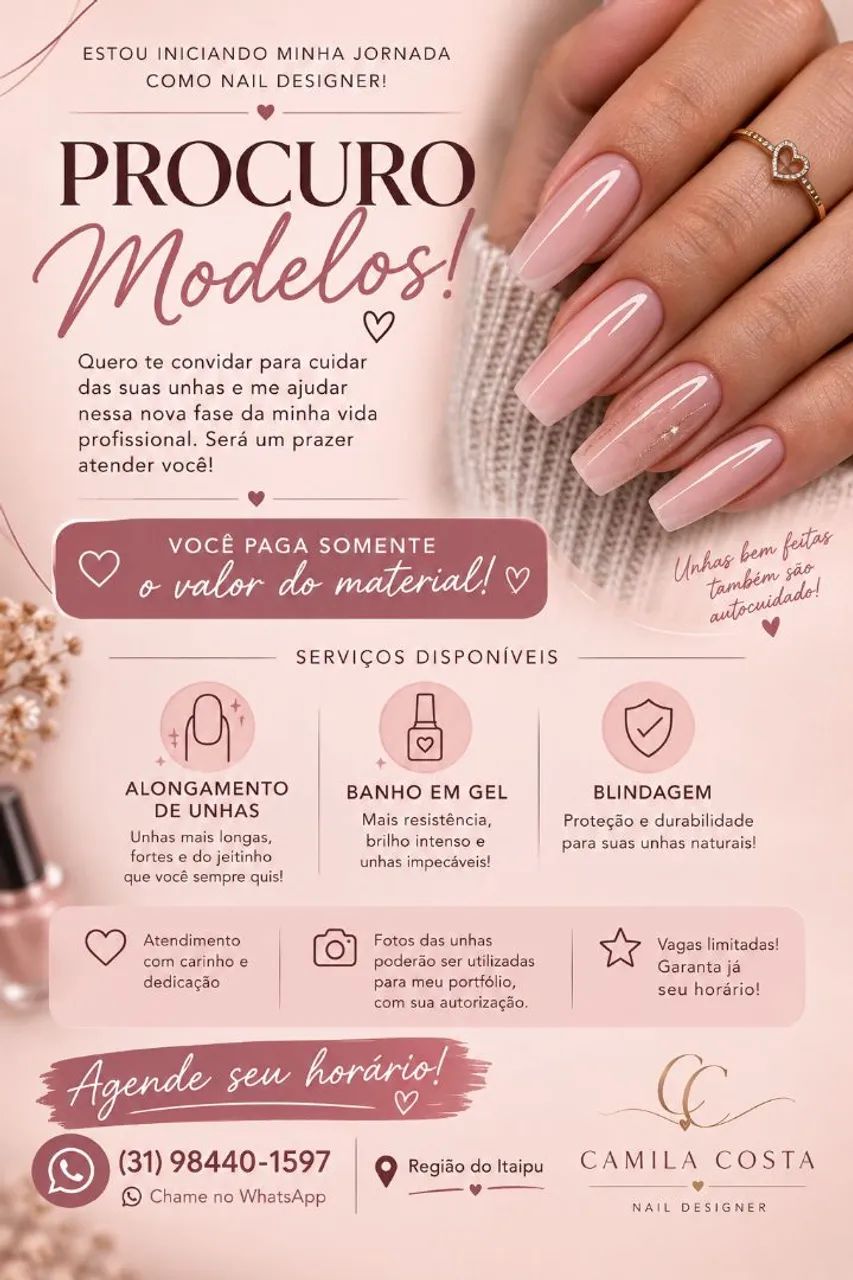 Modelos para unha em gel 