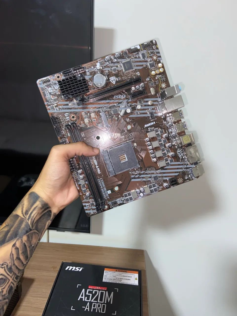 PLACA MÃE A520M A PRO - Foto 5