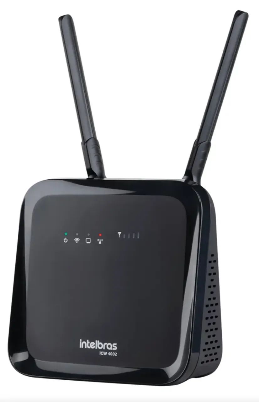 Interface Celular 4g Intelbras Roteador ICW 4002 Rural, Empresa, interfone, condominio