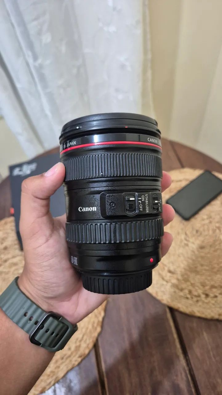 Canon EF 24-105mm f/4 L IS USM (Série L) - Acessórios para Câmeras