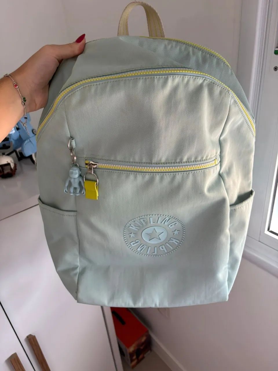 Mochila Kipling Edmond Meadow Blue 