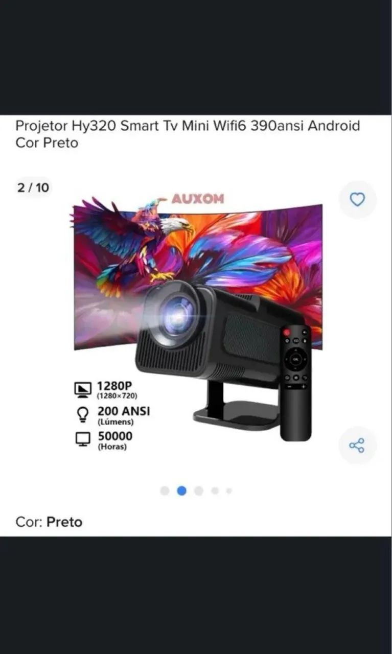 Projetor Hy320 Smart - Foto 5