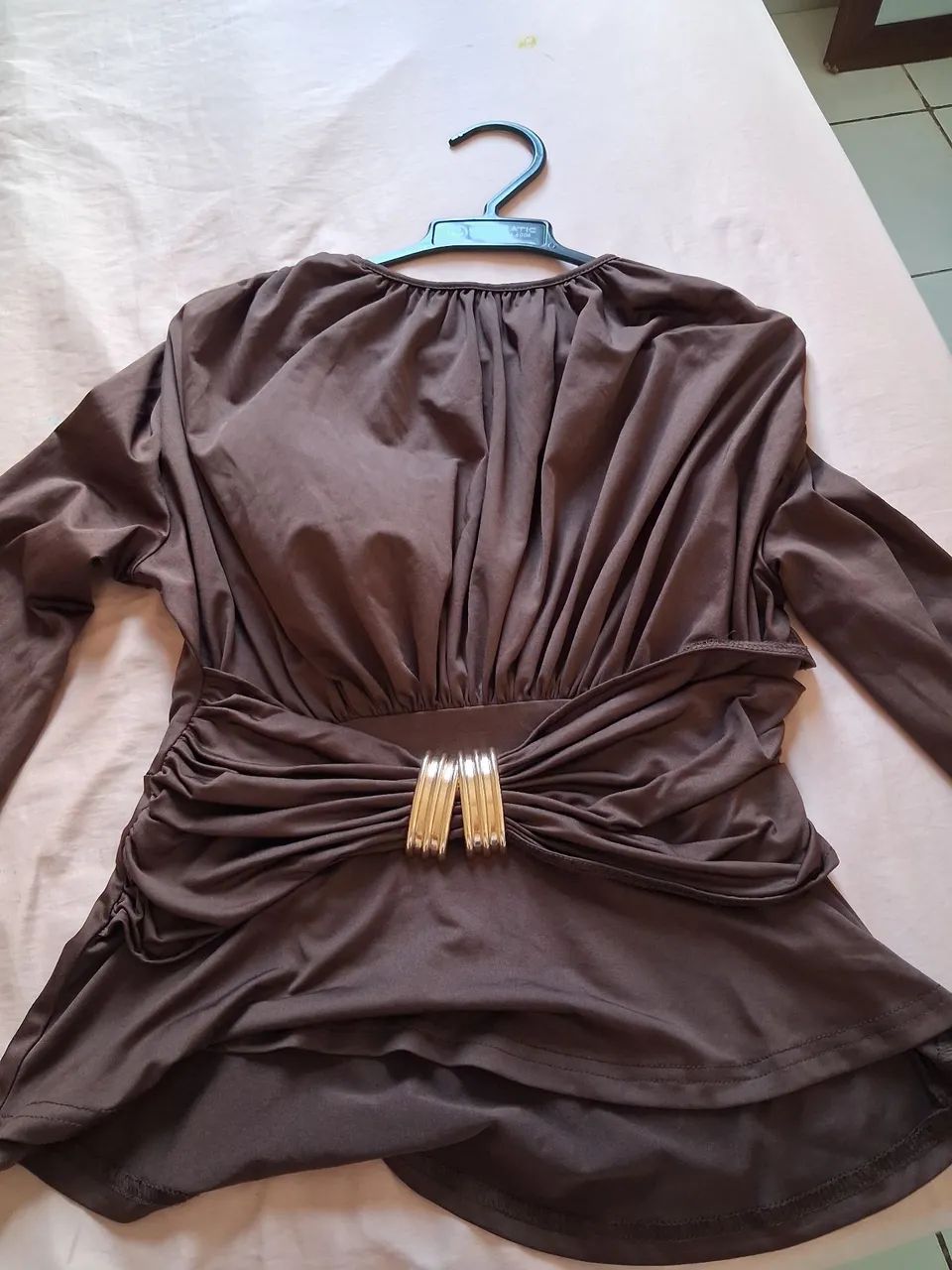 Blusa feminina manga longa 