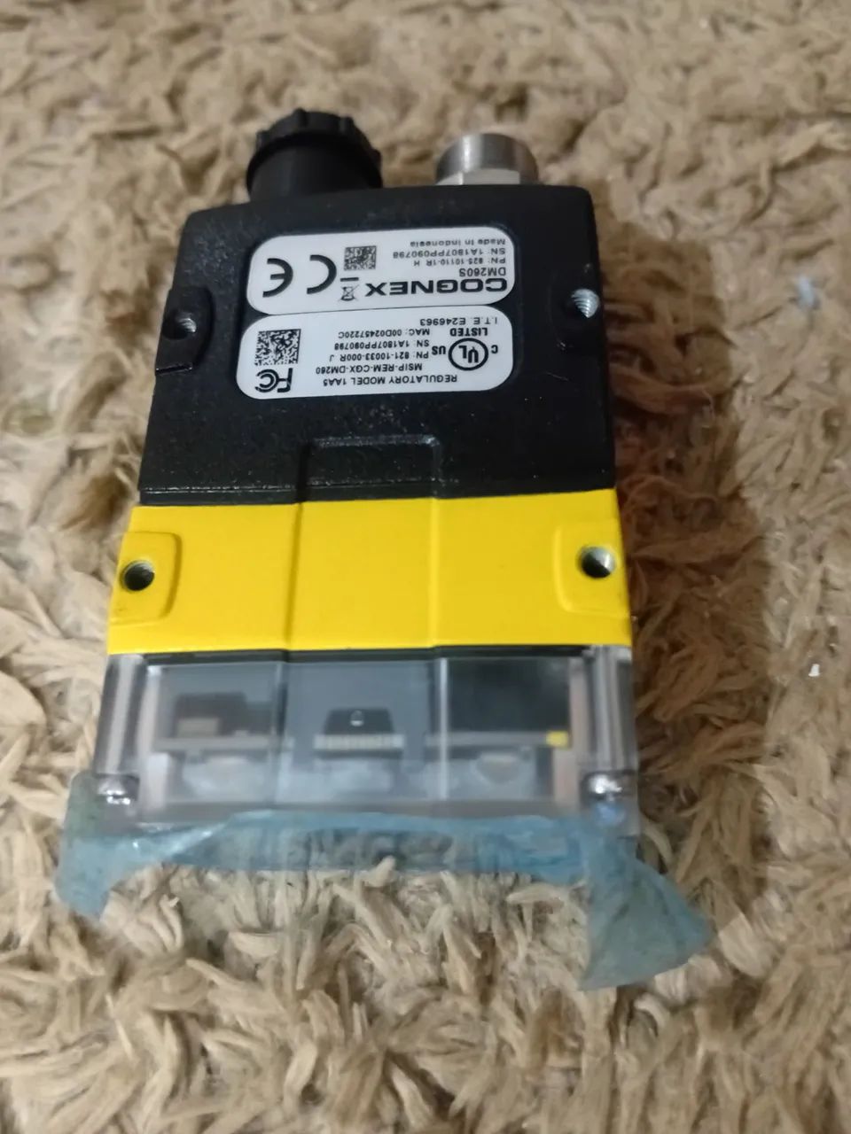 LEITOR DE CÓDIGO DE BARRAS COGNEX DM260S ETHERNET MONTAGEM FIXA DMR-260S com LENTE 50 mm - Foto 3