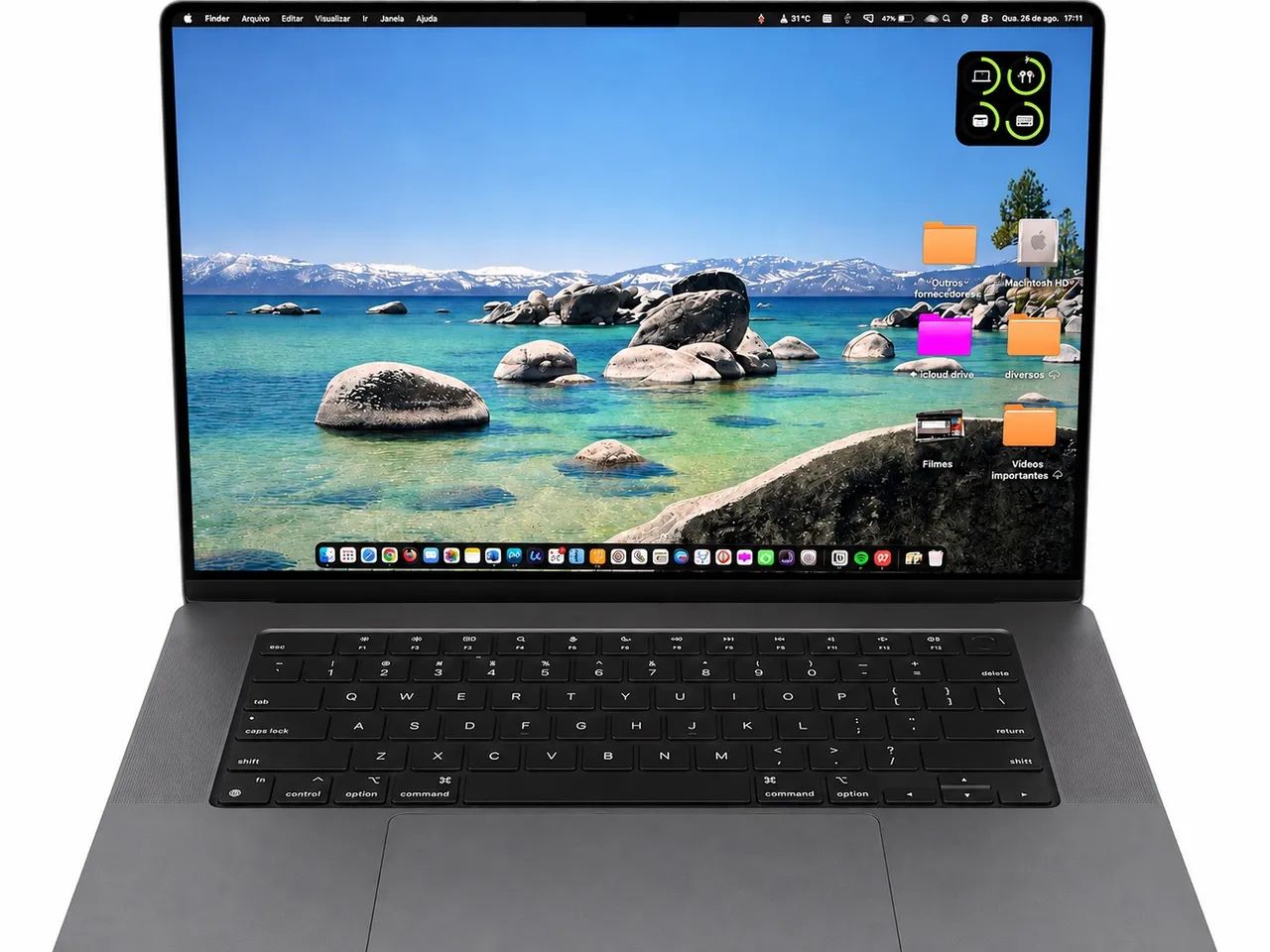  MacBook Pro 16 polegadas M4 Max 48GB 1TB 39 ciclos + acessórios Apple - Foto 2