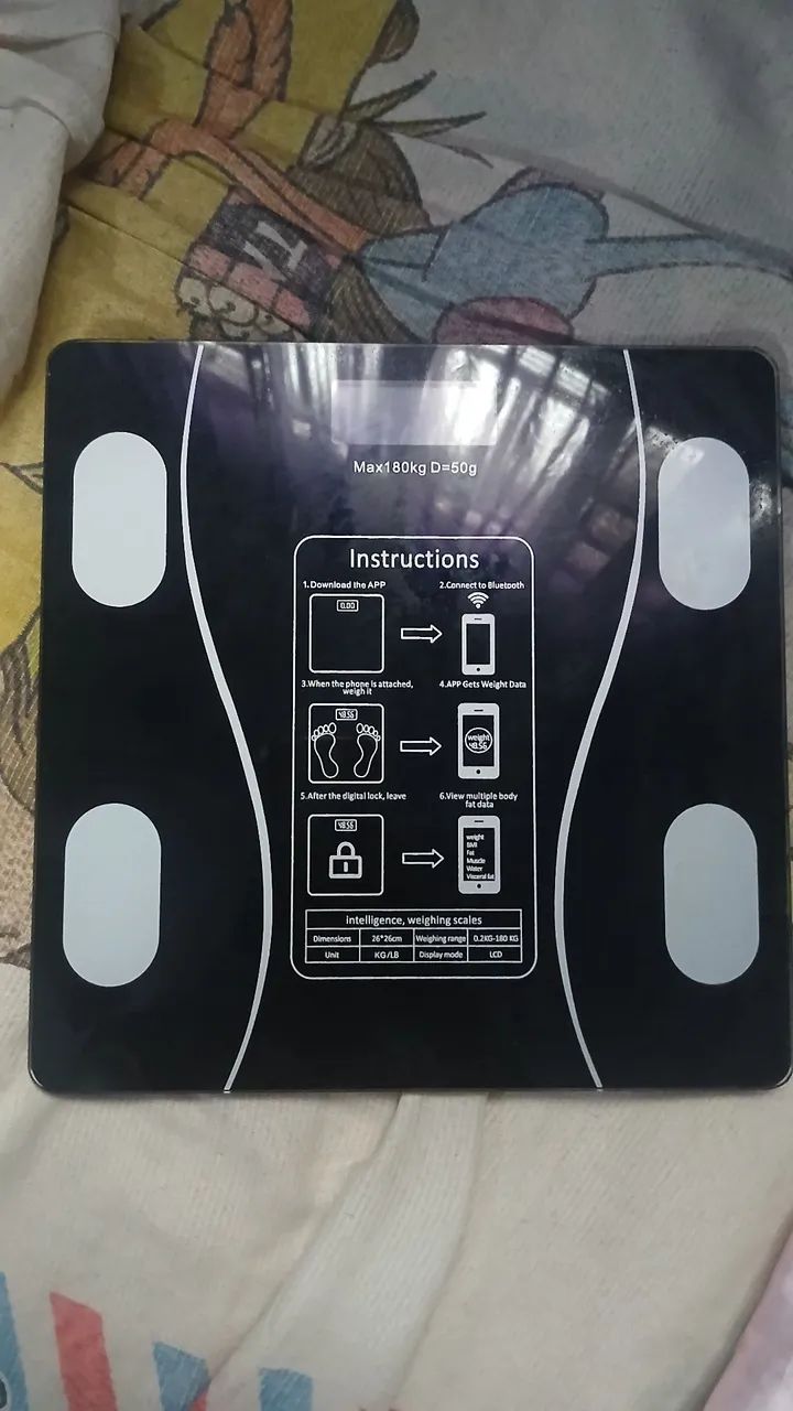 Balança Digital com Bioimpedância