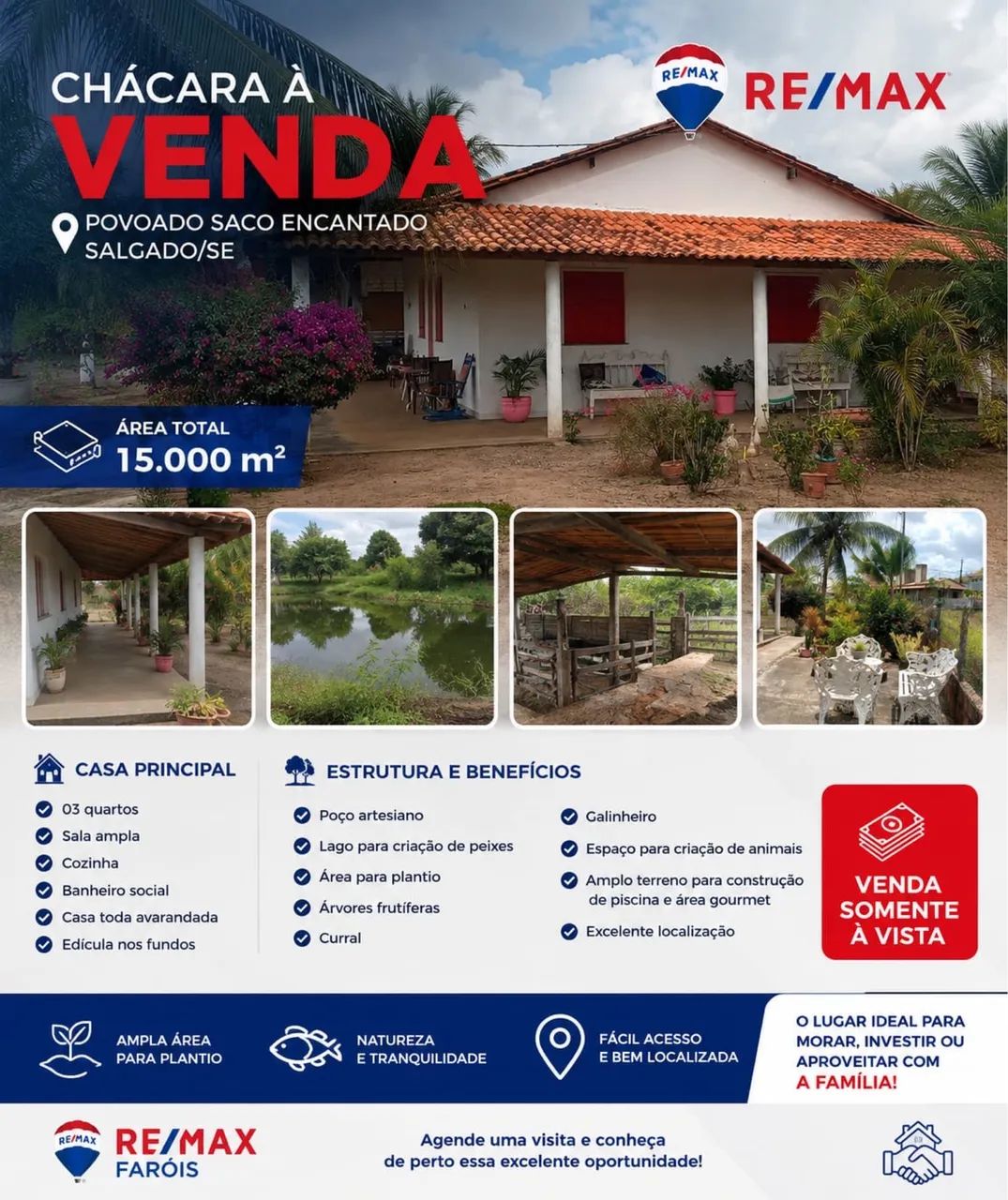 Chácara a venda em Salgado/SE - Foto 2