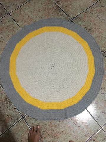 Tapete crochê 90cm