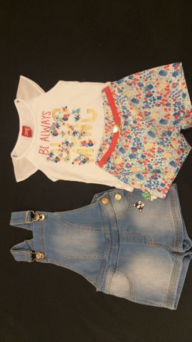 Lote de roupas menina tamanhos 3 e 4 pouco uso - Foto 4