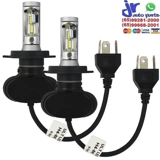 Ultra Led Titanium H4 6000K 8000 Lumens