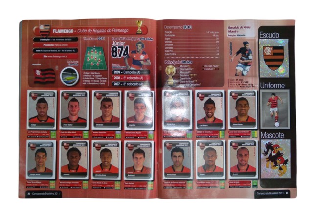 Álbum figurinhas Campeonato Brasileiro 2011 - Foto 3