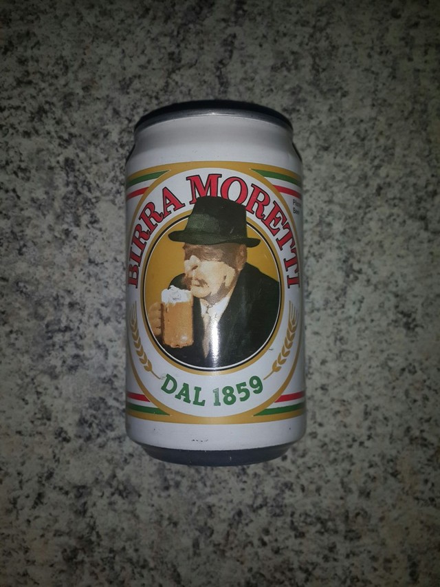Birra Moretti cheia - década de 90