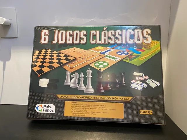 Jogo Com 6 Jogos Clássicos - Pais e Filhos