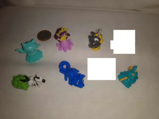 Lote 6 Brinquedos Kinder Ovo e Joy Ler Descrição  - Foto 2