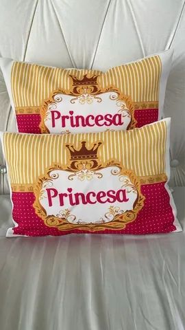 Kit duas capas de almofada com enchimento  - Foto 2