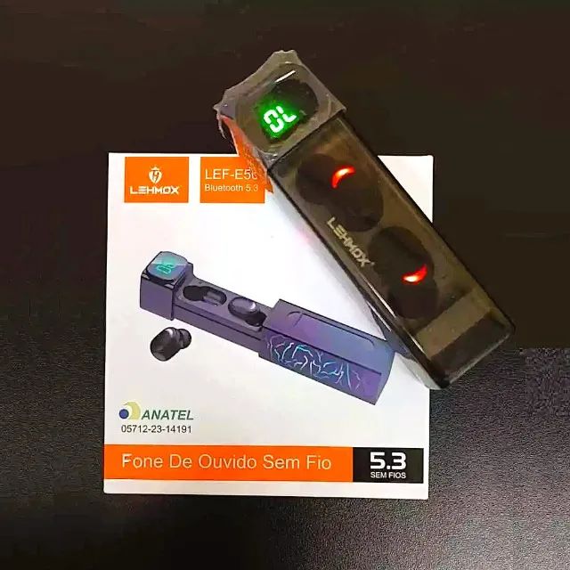 Fone de Ouvido Sem fio Bluetooth 5.3 Lehmox LEF-E50 Original IOS/Android - Foto 3