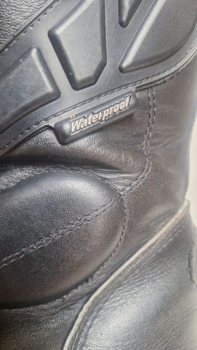 Botas de Motociclista Mondeo - Preta - Foto 4