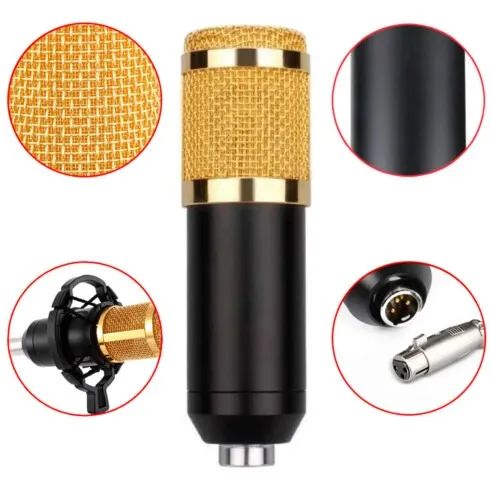 Microfone Condensador Profissional Conexão P2 com Espuma - BM700 - Foto 4