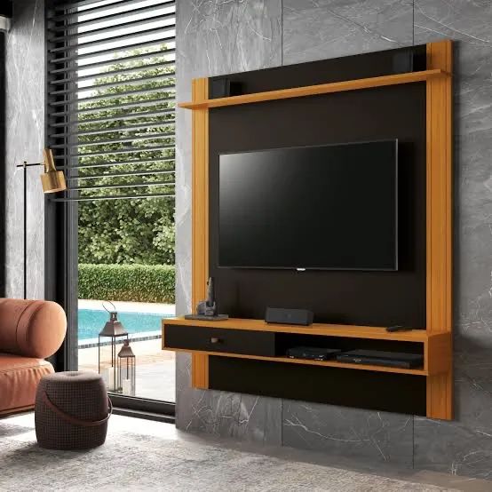 Painel Para Televisão Preto